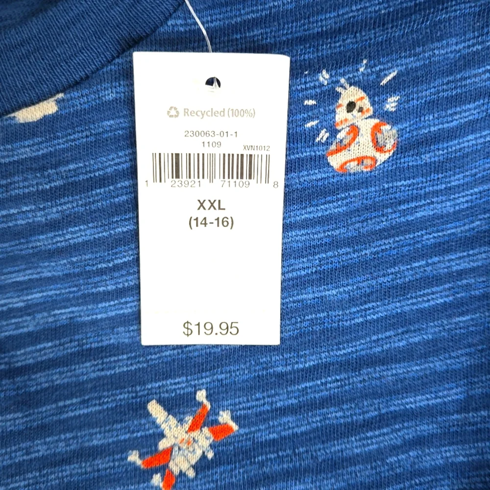 Star wars GAP boys tshirt with pocket and star wars characters - size XXL boys